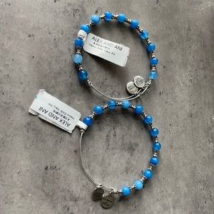Alex and Ani Blue Bracelets